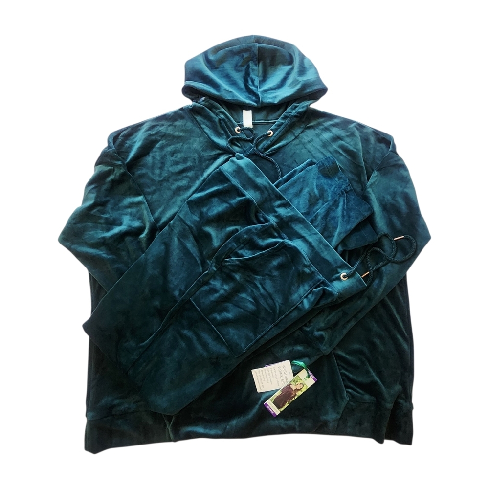 Men's Teal Hoodie and Pants Set